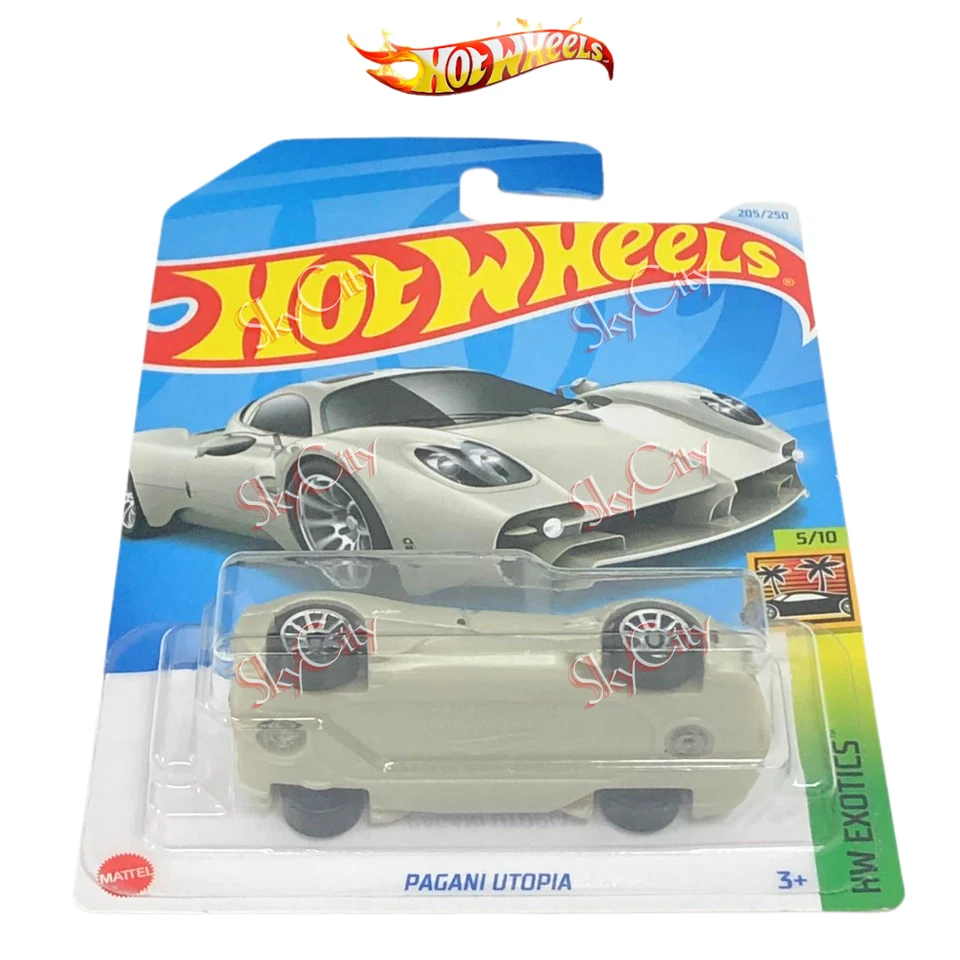Hot Wheels Pagani Utopia Grey #205 Mainlines 2024 Case L New (In-Stock) - Image 3 of 4