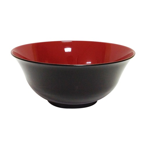 7.2" x 10 Japanese Traditional Lacquer Donburi Bowl for Noodle, Ramen, Soup - Picture 2 of 8
