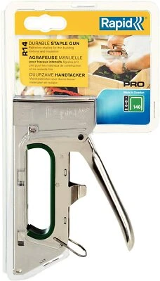 Rapid R14 PRO Schwerlast Handtacker Tacker - benötigt 140 Klammern 6 mm & 8 mm - Bild 1 von 4