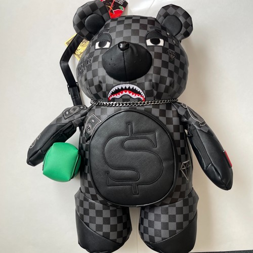 Sprayground Henny Air to The Throne Black Teddy Bear Backpack eBay