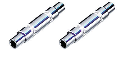 (2 Pack) Neutrik Rean NYS238 1/4in Jack to Jack Stereo Female to Female Coupler