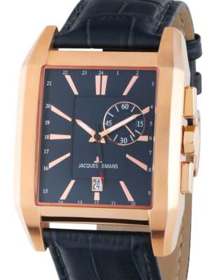 Jacques Lemans 1-2162D Torino eckige Herrenuhr 38mm 5ATM