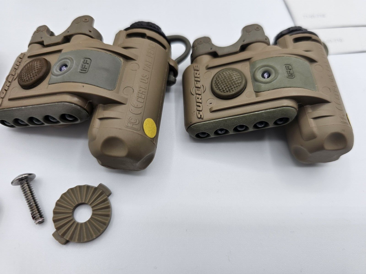 Surefire Helmet Light model HL1-D-TN / IFF IR Beacon NO BATTERY