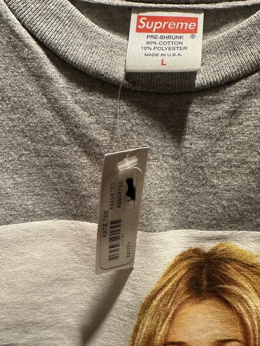 Supreme Kate Moss Photo Tee Grey F/W 12 Size L