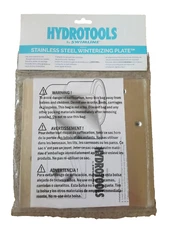 Swimline Hydrotools  Stainless Steel Winterizing Plate. # 89403 - NEW SEALED