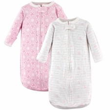 Hudson Baby Long Sleeve Sleeping Bag 2-Pack, Script