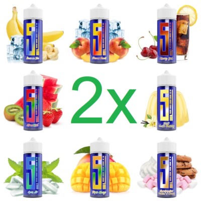 2 x 5 EL Blue Series Aroma je 10ml (20ml) für 240ml E-Zigaretten E-Liquid