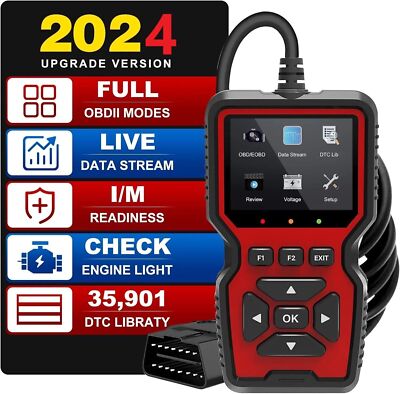 Automotive OBD2 Scanner Professional Code Read Engine System Car Diagnostic TowP