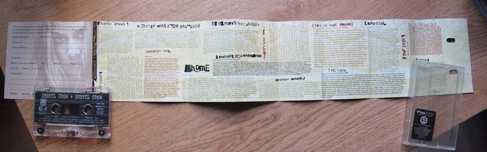 SHERYL CROW - SHERYL CROW (A&M 5405904) 1996 UK CASSETTE TAPE - Image 3 of 3