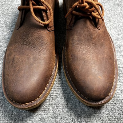 NEW UGG Boot Mens 10 Brown Groveland Chukka Lace Up Leather  display picture 3