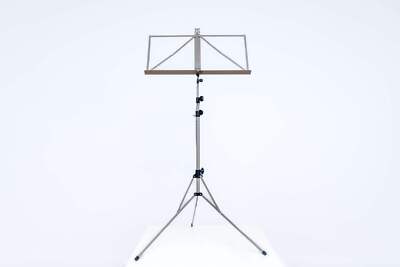 King & Meyer Music Stand 101 Nickel-colored