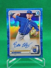 Ben Hernandez 1st Auto #/150 True Blue📈 2020 Bowman Chrome Seattle Mariners