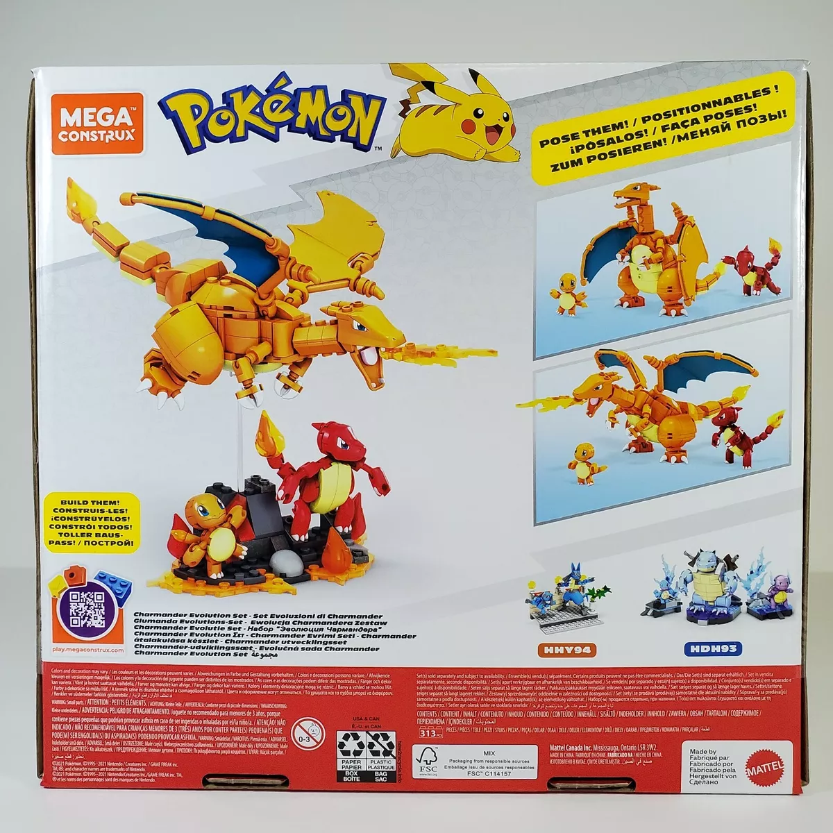 Mega Construx PokEmon Charmander Evolution