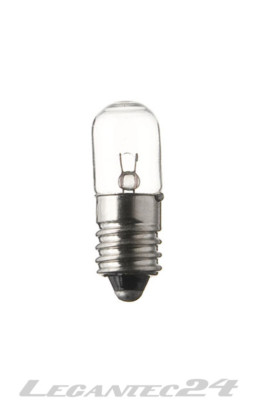 Glühlampe 7V 100mA 0,7W E10 10x28mm Glühbirne Lampe Birne 7Volt 0,7Watt neu