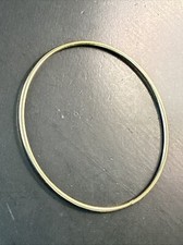 Ancien bracelet Chaine Tank Maille Gourmette Plaquer Or 18k 750 Jonc simple 