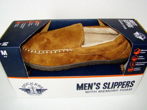 dockers memory foam slippers