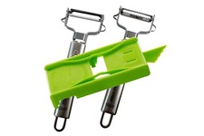  Premium Schäler Set Multischäler+Julienneschäler Hobelbrett  2 Gemüseschäler 