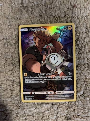 Magnemite Lightning Holo SM Cosmic Eclipse 242/236 Secret Rare NM Condition LP