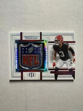 2023 Panini National Treasures Jessie Bates III Tremendous NFL Shield Patch 1/1