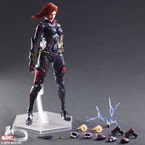 MARVEL UNIVERSE VARIANT PLAY ARTS Kai Black Widow PVC Painted Action Figure - Picture 2 of 8