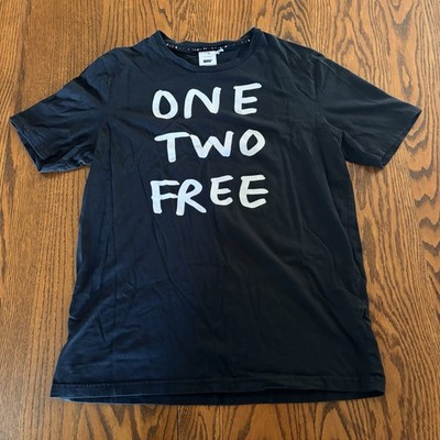 Puma x Shantell Martin Collection  One Two Free  Women's Black T-Shirt Size M