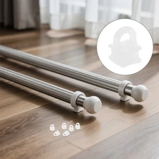  200pcs Curtain Track Rail Gliders - Plastic Pulley Hanging Hooks - Window Track