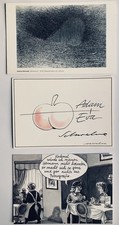 Vernunft, Greser & Lenz und Schwalme * 3 Kunst-Karten Autogramme, handsigniert *