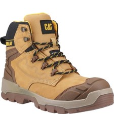 CAT Striver XL 6 Waterproof Safety Work Boots Honey Mens Steel Toe Caps Siz 6-13