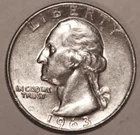 1963-D Washington Quarter - Extra Fine - #3218EA