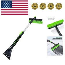 Ice Scraper with Snow Brush for Car Windshield, Upgraded Extendable Snow Brus...