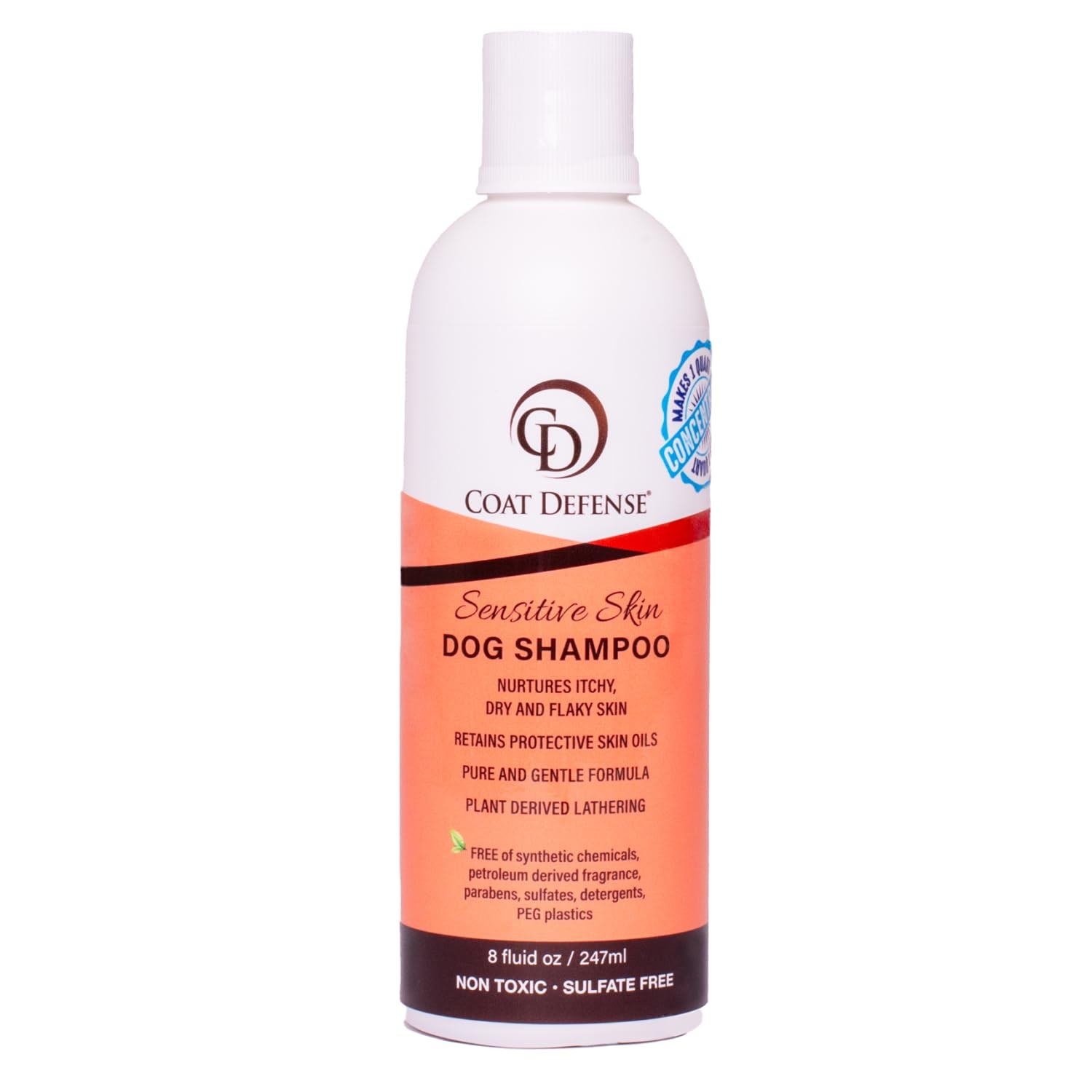 COAT DEFENSE Sensitive Dogs Shampoo | Made in USA | All-Natural...