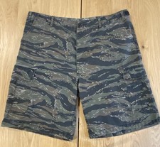 Tiger Stripe Camo Shorts Mens XL Rothco BDU Military Fatigue Tactical Jungle