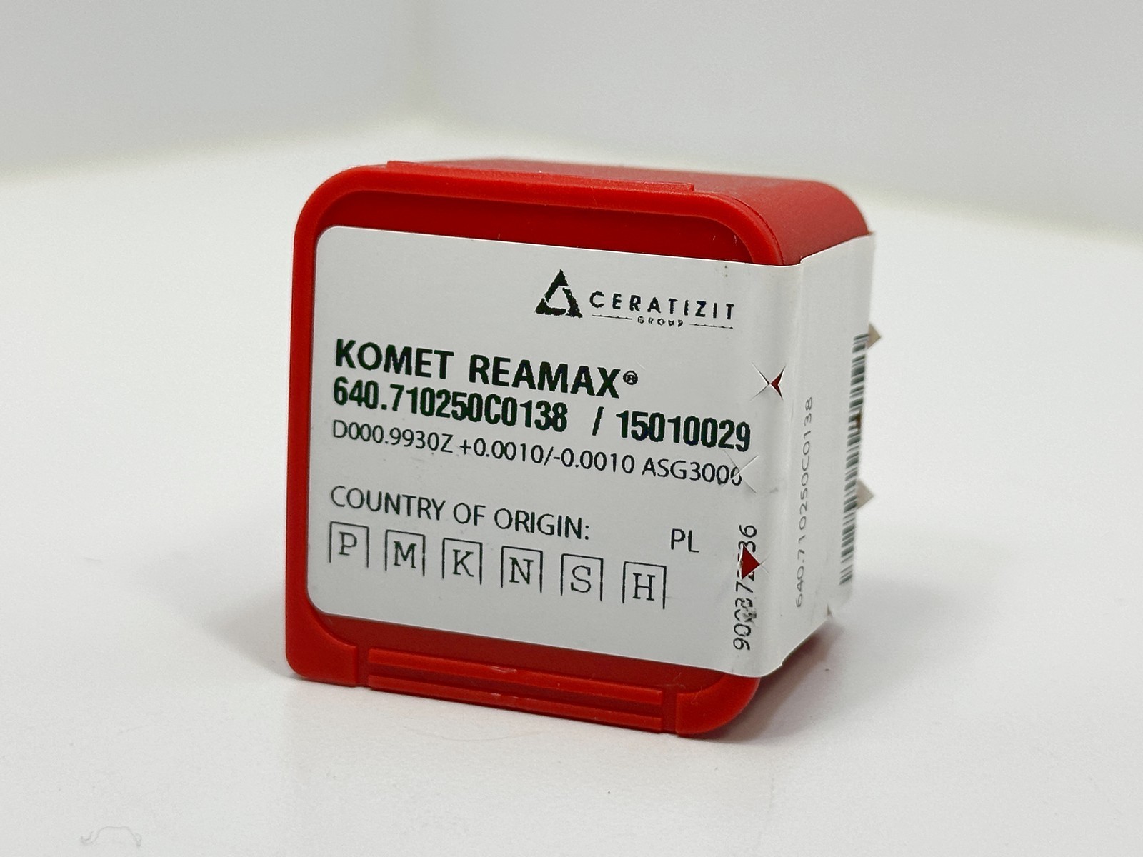 KOMET 640.710250C0138 .9941" | New Carbide Reaming Head | Grade ASG3000 | 1pc