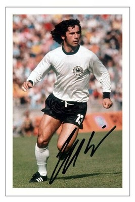 Gerd Müller Westdeutschland Fußball signed Autogramm Fotodruck A5
