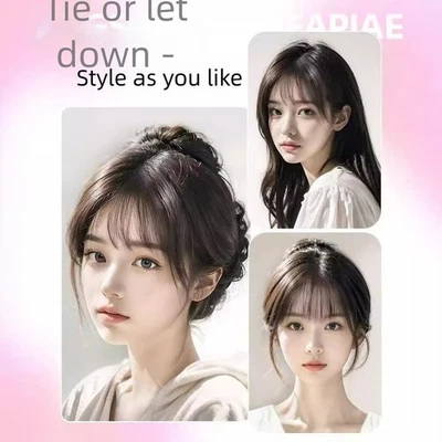 Echthaar Front Lace Pony für FRENCH Style Air CC für Perücke für Damen