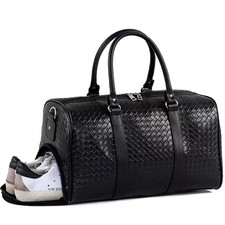 27L Small Travel Duffle Bag Weekender Bags for Women and Men with Shoe Compar...