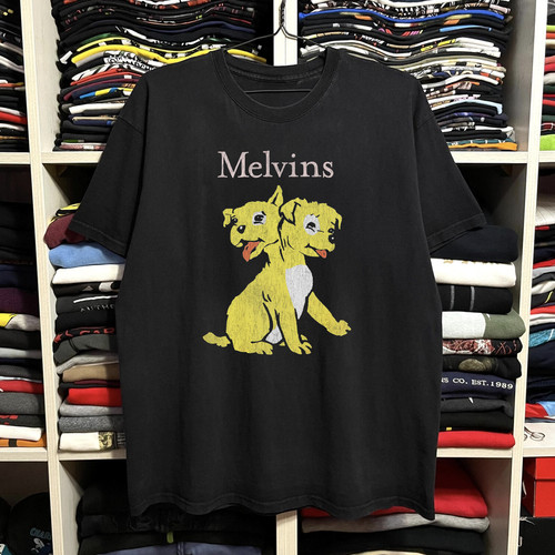 1993 Melvins Pussy Washed T-Shirt Black L