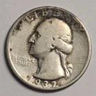 1932-D Washington Silver Quarter Fine Details