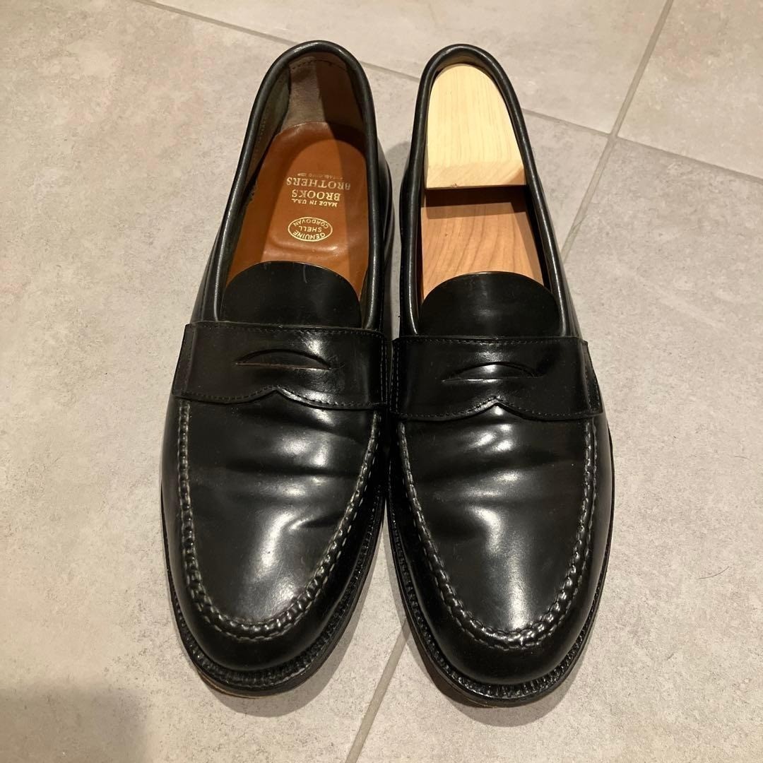 Alden 06602 Black Shell Cordovan LHS / Penny Loafer