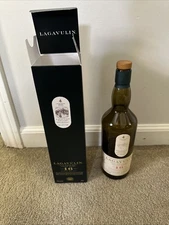 Lagavulin 16-year Scotch - Empty 750ml Bottle with Cork Cap & Box - Unwashed