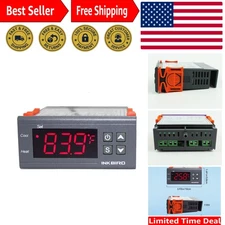 Compact Dual Stage Temperature Switch with Alarm for Heating and Cooling Needs