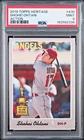2019 Topps Heritage Shohei Ohtani ACTION Variation SP Rookie Cup PSA 9 MINT #430