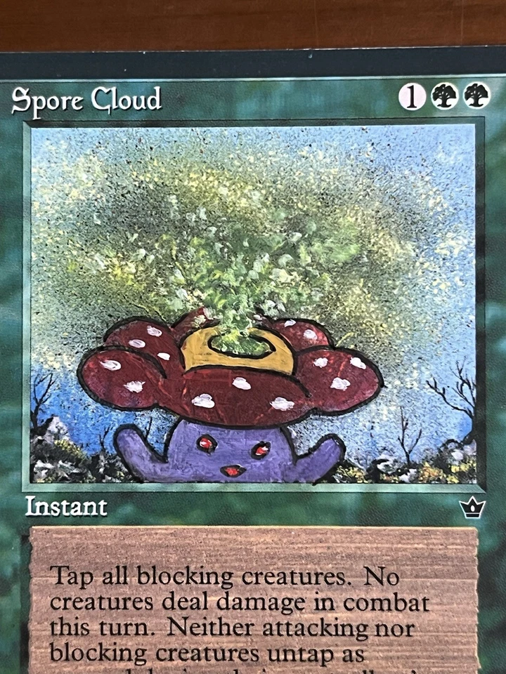 Custom Art Alteration Pokemon/MTG Fallen Empires Spore Cloud Vileplume Olterman - Image 3 of 4