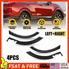 4x Fits 2017-2022 CR-V Honda CRV Door Flare Molding Trim Rear Left Right Side