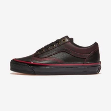 Vans Premium Old Skool Tania Leather Sneakers Shoes Dark Red VN000EDAKRK US 4-13