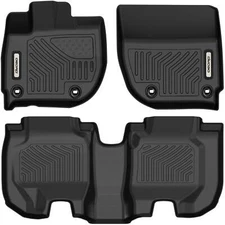 OEDRO Floor Mats for 2016-2022 Honda HRV Front & Rear TPE Liners  All-Weather