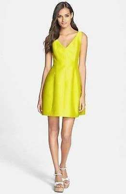 MINI ABITO KATE SPADE STRUTTURATO IN SETA RIO DE JANEIRO CUBANELLE NUOVO CON ETICHETTE TAGLIA 6 $398