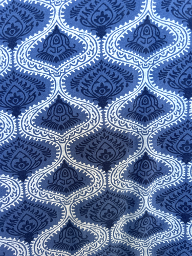 Abito OS blu cotone ricamato nappa boho lunghezza maxi nuovo senza etichette - Foto 14 di 22