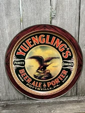 STUNNING YUENGLING'S EAGLE BEER LARGE SIZE METAL SERVING TRAY  POTTSVILLE PA
