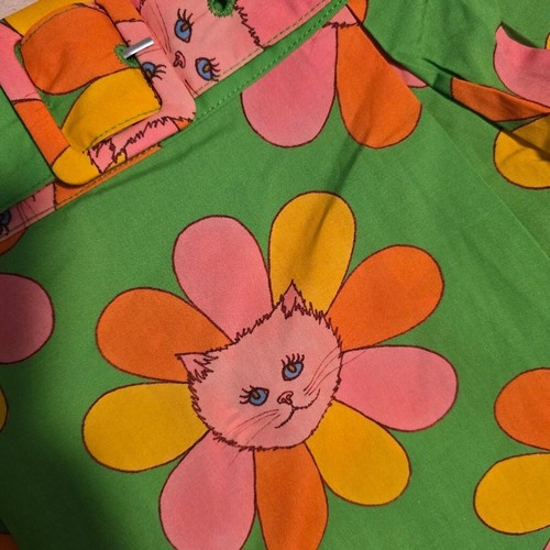 NWT Modcloth Flower Kitty Belted Skirt - Picture 4 of 4